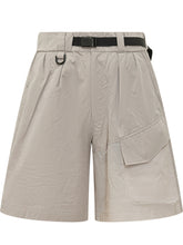 Y-3 - Shorts con Vita Elasticizzata - Beige - LIDIASHOPPING® - Official Website