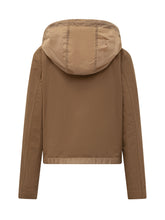 MONCLER - Hooded Jacket with Patch Pockets - Brown - LIDIASHOPPING® - Official Website