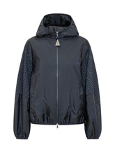 MONCLER - Giacca Zelkova con Cappuccio e Zip - Blu | Lidia Shopping | Official Website