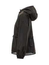 MONCLER - Giacca con Cappuccio e Coulisse in Vita - Nero | Lidia Shopping | Official Website