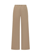 MONCLER - Straight Leg Pants with Elastic Waist - Brown - LIDIASHOPPING® - Official Website