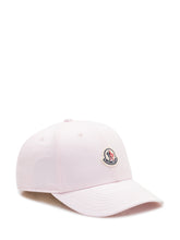 MONCLER - Cappellino da Baseball con Logo - Rosa - LIDIASHOPPING® - Official Website