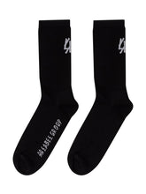 44 LABEL GROUP - Calze a lunghezza media con logo - Nero - LIDIASHOPPING® - Official Website