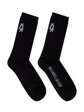 44 LABEL GROUP - Calze a lunghezza media con logo - Nero - LIDIASHOPPING® - Official Website