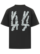 44 LABEL GROUP - T-Shirt with Lettering Print - Black - LIDIASHOPPING® - Official Website