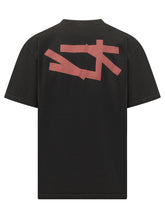 44 LABEL GROUP - T-shirt with Lettering Print - Black - LIDIASHOPPING® - Official Website