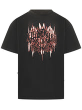 44 LABEL GROUP - T-shirt con Stampa Grafica Frontale - Nero - LIDIASHOPPING® - Official Website