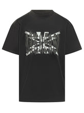 44 LABEL GROUP - T-shirt con Stampa Grafica Frontale - Nero - LIDIASHOPPING® - Official Website