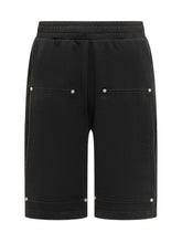 44 LABEL GROUP - Pantaloncini con Tasche Applicate - Nero - LIDIASHOPPING® - Official Website