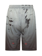 44 LABEL GROUP - Mesh Sweatshorts with Graphic Print - Grey - LIDIASHOPPING® - Official Website