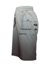 44 LABEL GROUP - Mesh Sweatshorts with Graphic Print - Grey - LIDIASHOPPING® - Official Website