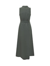 WOOLRICH - Abito Chemisier Lungo in Cotone - Verde | Lidia Shopping ® | Official Website