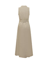 WOOLRICH - Abito Chemisier Lungo in Cotone - Beige - LIDIASHOPPING® - Official Website