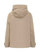 WOOLRICH - Parka Corto Estiva con Cappuccio - Beige | Lidia Shopping | Official Website