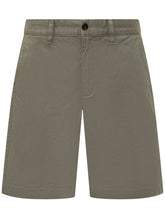 WOOLRICH - Twill Chino Shorts with Pockets - Green - LIDIASHOPPING® - Official Website