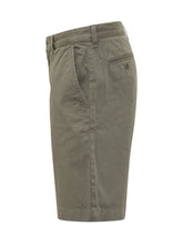 WOOLRICH - Twill Chino Shorts with Pockets - Green - LIDIASHOPPING® - Official Website