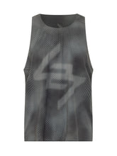 247 BY REPRESENT - Singlet with Wide Neckline and Graphic Pattern - Grey - LIDIASHOPPING® - Official Website