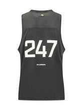 247 BY REPRESENT - Vest with Central Logo - Black - LIDIASHOPPING® - Official Website