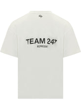 247 BY REPRESENT - T-shirt con Stampa Logo - Bianco - LIDIASHOPPING® - Official Website