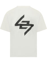 247 BY REPRESENT - T-shirt con logo Grafico Centrale - Bianco - LIDIASHOPPING® - Official Website