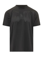 247 BY REPRESENT - T-shirt in Mesh con Logo Centrale - Nero | Lidia Shopping | Official Website