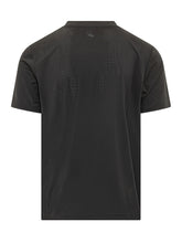 247 BY REPRESENT - T-shirt in Mesh con Logo Centrale - Nero | Lidia Shopping | Official Website