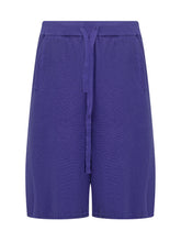 LANEUS - Pantaloncini in Maglia con Coulisse - Viola - LIDIASHOPPING® - Official Website