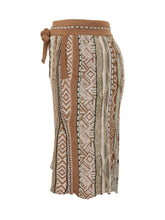 LANEUS - Jacquard Knitted Shorts - Brown - LIDIASHOPPING® - Official Website