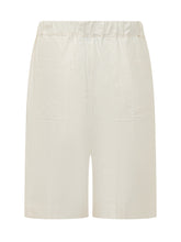 LANEUS - Shorts Avorio Relaxed Fit - Beige - LIDIASHOPPING® - Official Website