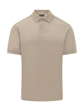 ZEGNA - Polo con Colletto e Bottoni - Marrone | Lidia Shopping | Official Website