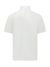 ZEGNA - Short Sleeve Polo with Collar and Buttons - White - LIDIASHOPPING® - Official Website