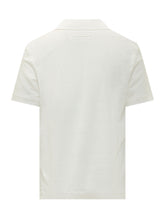 ZEGNA - Polo in Maglia con Collo Aperto - Bianco - LIDIASHOPPING® - Official Website