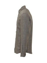ZEGNA - Long Sleeve Overshirt with Buttons - Grey - LIDIASHOPPING® - Official Website