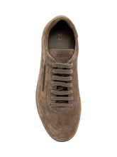 ZEGNA - Sneakers 232 Low Top in Pelle Scamosciata con Lacci - Verde | Lidia Shopping ® | Official Website