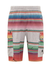 GALLERY DEPT - Shorts con Tasche Laterali e Motivo a Righe - Multicolore - LIDIASHOPPING® - Official Website