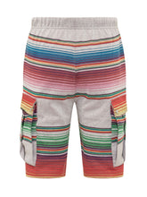 GALLERY DEPT - Shorts con Tasche Laterali e Motivo a Righe - Multicolore - LIDIASHOPPING® - Official Website