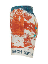 GALLERY DEPT - Bermuda Surf Zuma con Stampa Grafica - Multicolore - LIDIASHOPPING® - Official Website