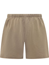 GALLERY DEPT - Bermuda con Logo - Beige - LIDIASHOPPING® - Official Website