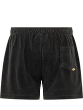 GALLERY DEPT - Shorts in Spugna con Logo - Nero - LIDIASHOPPING® - Official Website