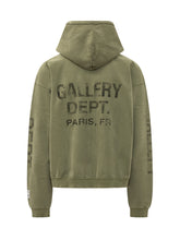 GALLERY DEPT - Felpa con Cappuccio e Zip - Verde | Lidia Shopping | Official Website