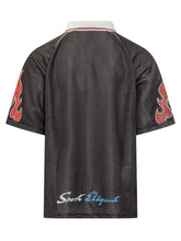 GALLERY DEPT - Embroidered Patch Polo Jersey - Black - LIDIASHOPPING® - Official Website