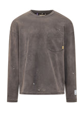 GALLERY DEPT - Maglia con Tasca e Stampa - Nero - LIDIASHOPPING® - Official Website