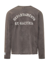 GALLERY DEPT - Maglia con Tasca e Stampa - Nero - LIDIASHOPPING® - Official Website