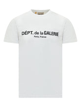 GALLERY DEPT - T-shirt French Logo Lux con Stampa Frontale - Bianco - LIDIASHOPPING® - Official Website