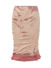 DIESEL - Draped Midi Skirt with Gathered Hem - Multicolor - LIDIASHOPPING® - Official Website