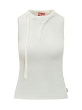 DIESEL - Top Iara Senza Maniche - Bianco - LIDIASHOPPING® - Official Website