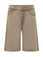 DIESEL - Shorts Desi Cinque Tasche al Ginocchio - Beige - LIDIASHOPPING® - Official Website