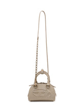 DIESEL - 1DR Dome Top Handle Bag with Zip - Beige - LIDIASHOPPING® - Official Website