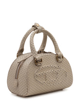 DIESEL - 1DR Dome Top Handle Bag with Zip - Beige - LIDIASHOPPING® - Official Website