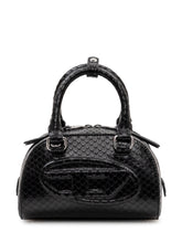 DIESEL - 1DR Dome Top Handle Bag with Zip - Black - LIDIASHOPPING® - Official Website